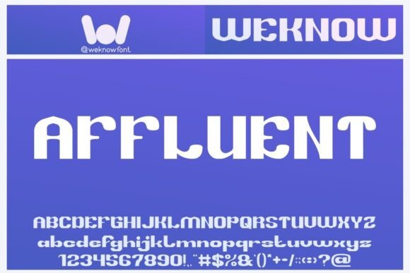 Affluent: The Modern Typeface That Commands Attention
