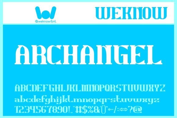 Archangel: A Typeface for Timeless Brand Narratives