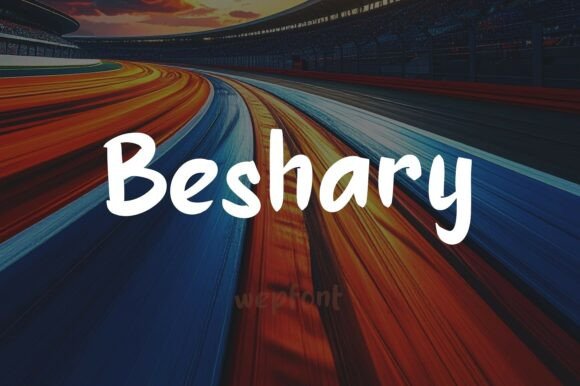 Beshary: The Brush Script Font That Captures Pure Motion