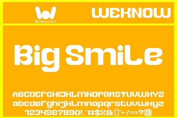 Big Smile: The Sans Serif Font That Means Business