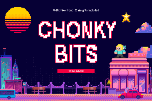 Chonky Bits: Bold, Bubbly, and Ready for Your Next Creative Project
