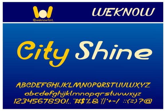 City Shine: A Script Font for Bold Branding and Modern Design