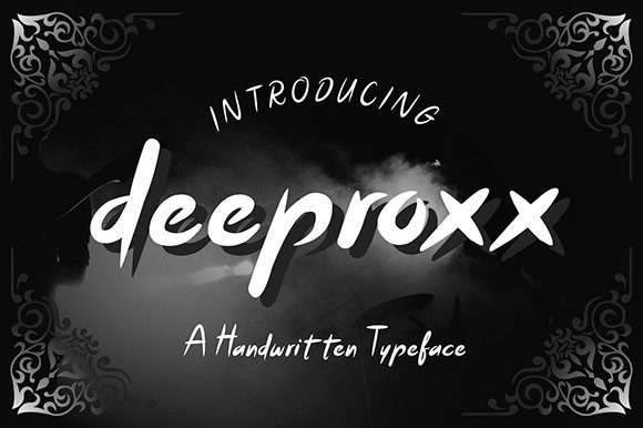 Deeproxx: A Handwritten Font for Authentic Branding