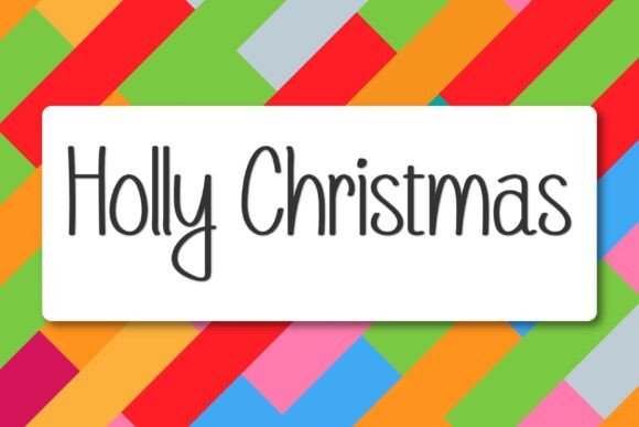 Holly Christmas: A Handwritten Font for Festive Branding