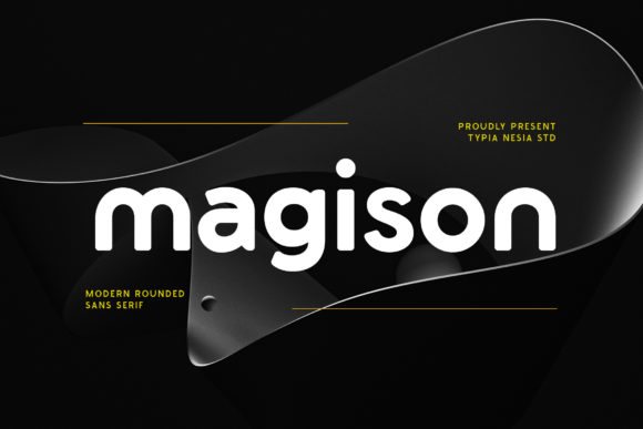 Magison: The Modern Bold Sans Serif for Tech and Branding