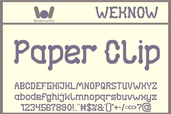 Paper Clip: A Typeface That Feels Like a Handwritten Note from the Future