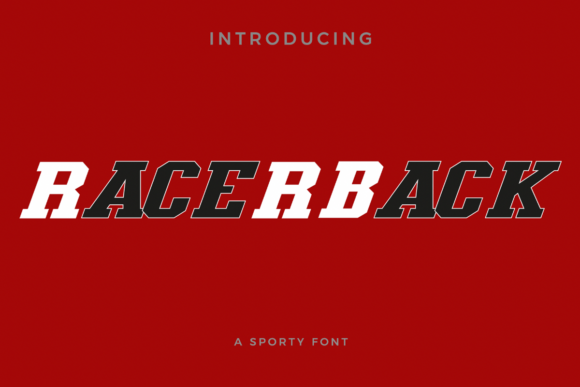 Racerback: The Typeface That Captures Athletic Spirit