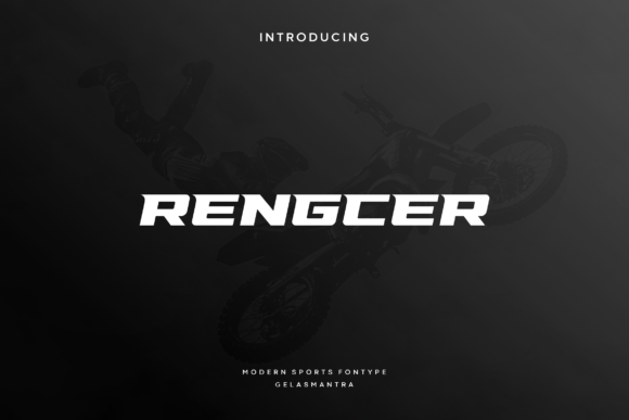 Rengcer: The Typeface That Captures the Thrill of the Race
