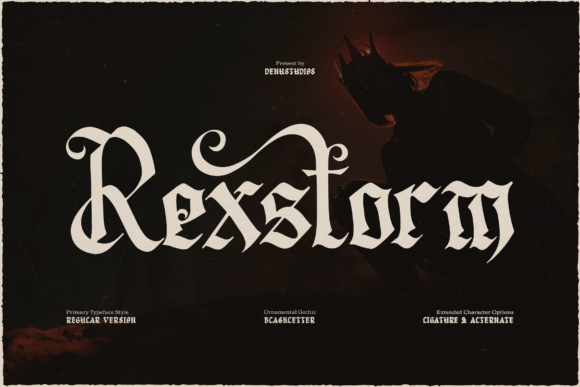 Rexstorm: A Typeface Forged in Fire and Built for Impact