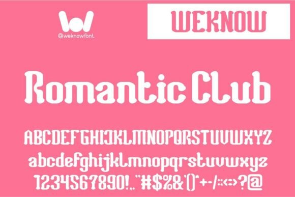 Romantic Club: A Font with Timeless Character