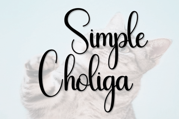 Simple Choliga: The Handwritten Script with a Free Spirit