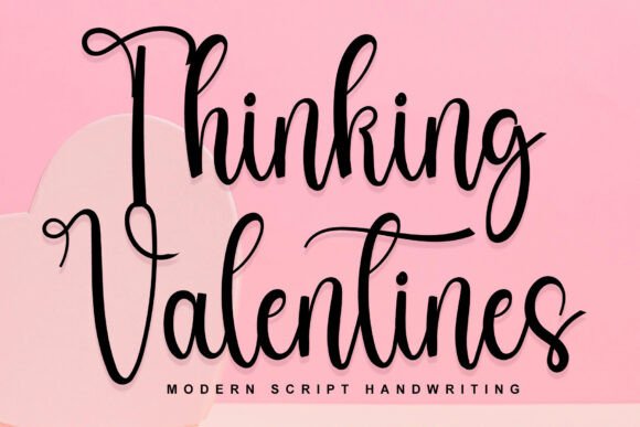 Thinking Valentines: A Bold Typeface for High-Impact Visuals