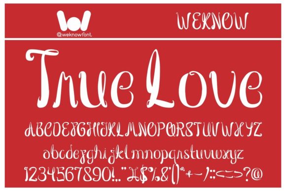 True Love: A Script Font That Brings Heart and Authenticity