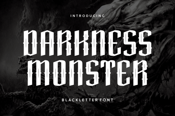 Unleash the Beast: Mastering the Darkness Monster Typeface