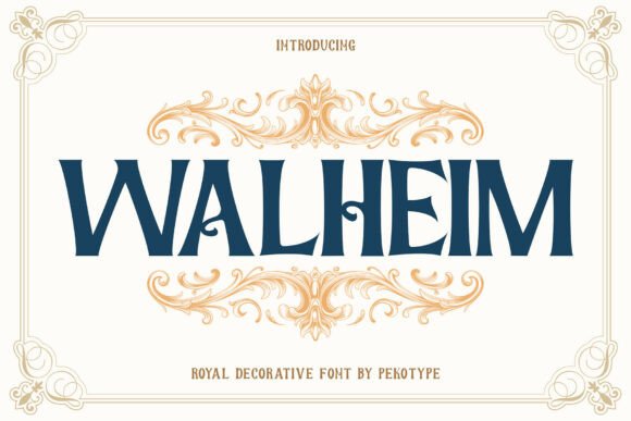 Walheim: A Typeface Blending Medieval Grandeur with Fantasy Magic